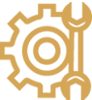 Gear and Tool Icon
