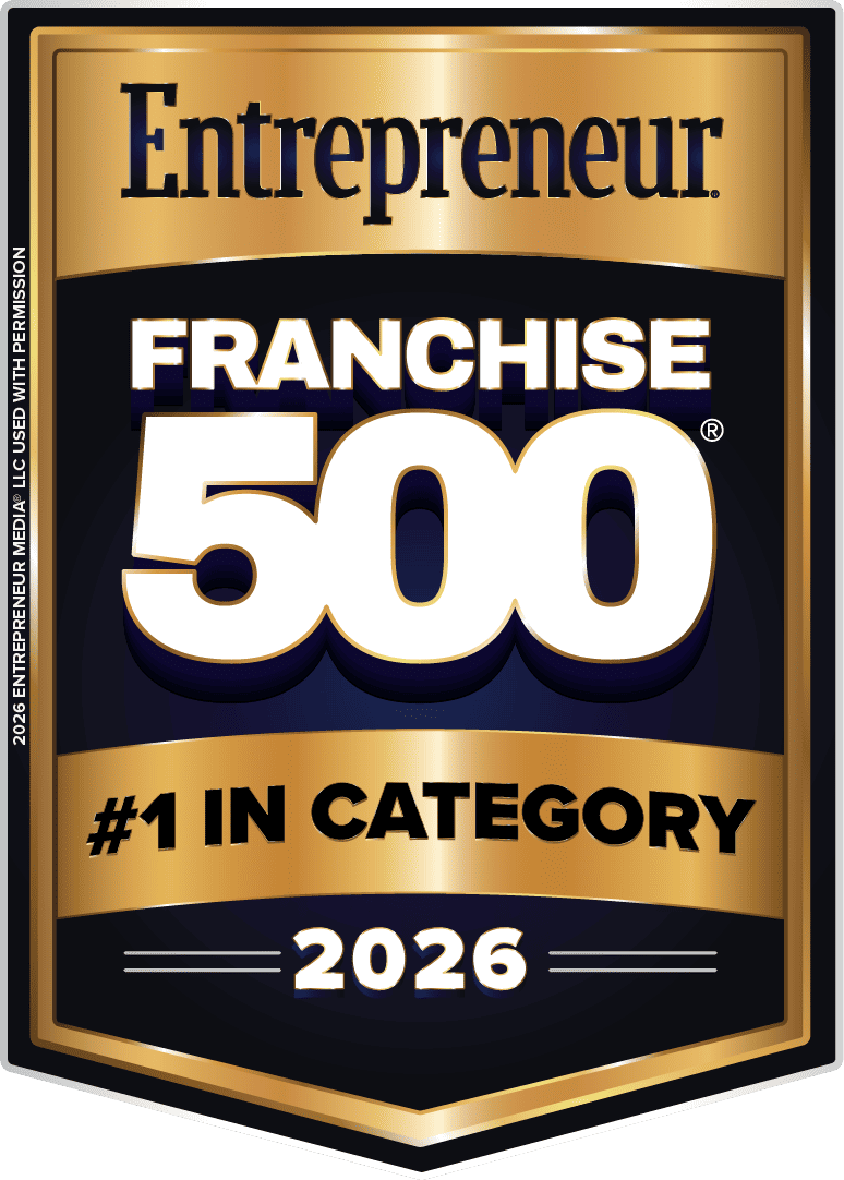 Entrepreneur's # 1 ranked franchise in category badge 2026